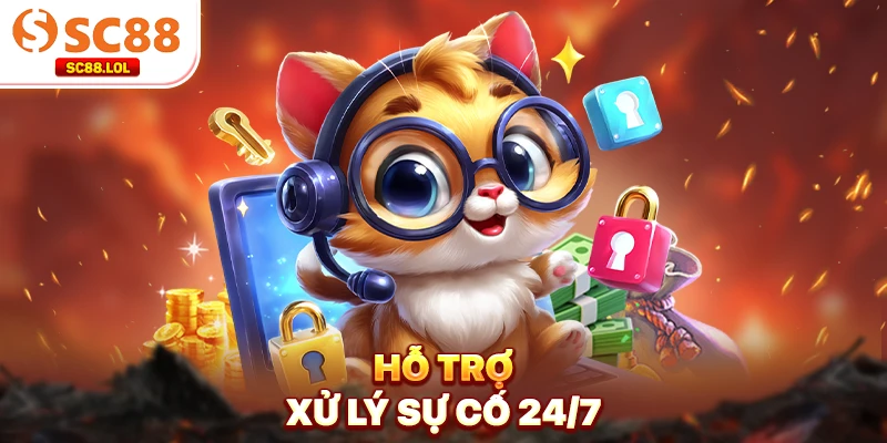 Hỗ trợ xử lý sự cố 24/7