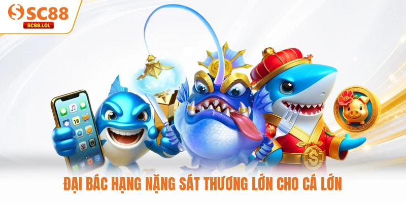 Đại bác hạng nặng sát thương lớn cho cá lớn